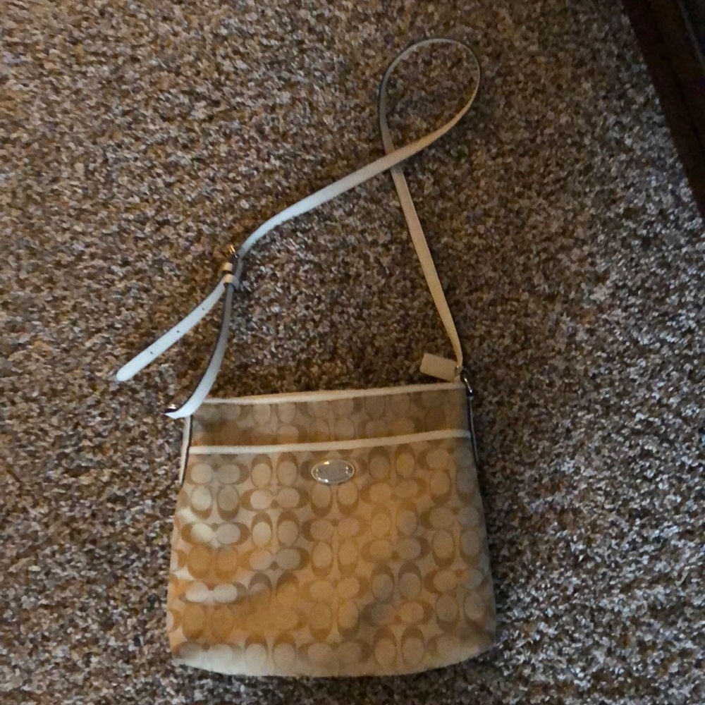 Slightly used coach purse